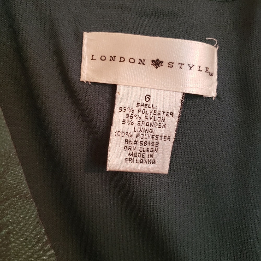 Formal Dress with Side Ruching - Chic, Tailored, Fashionista, Luxury - Picture 5 of 5